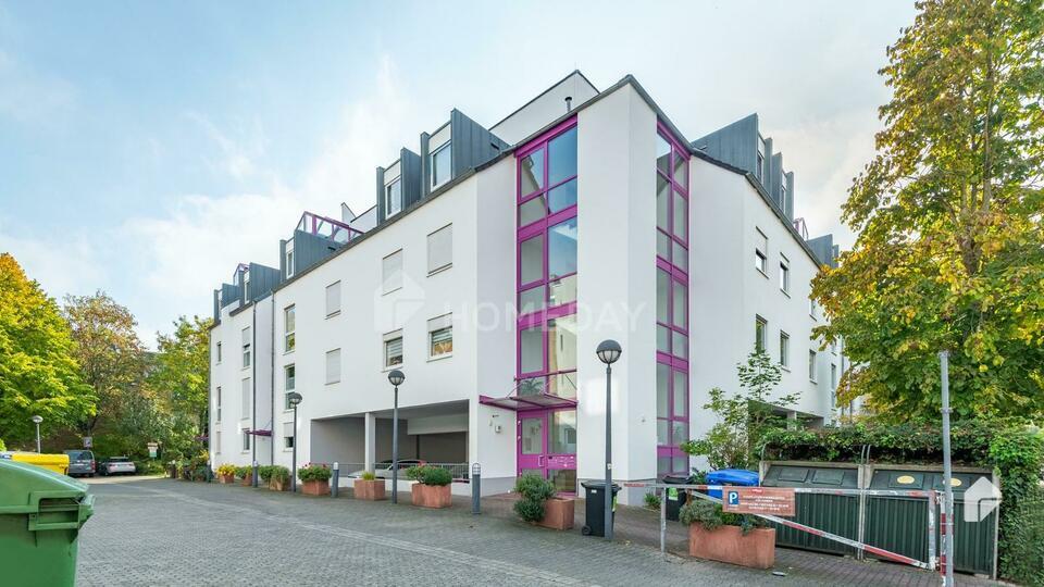 Gut aufgeteilte 2-Zimmer-Wohnung mit großem Balkon in ruhiger Lage von Biebrich Wiesbaden
