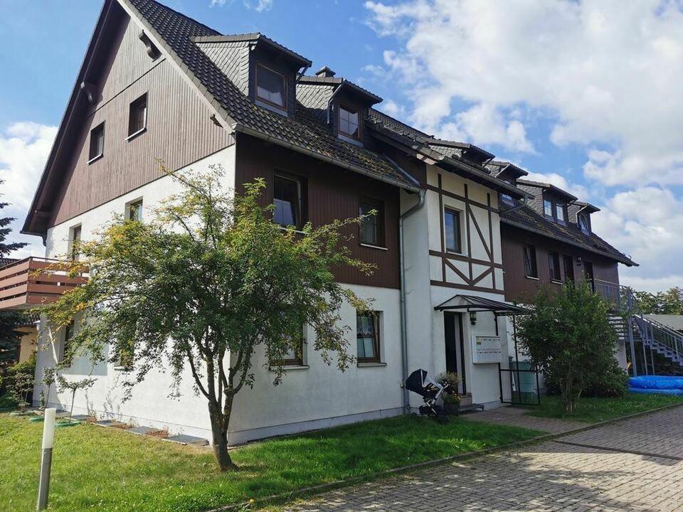 Idyllisch gelegene 3-Raum-Wohnung mit Terrasse und Gartenanteil Börnichen