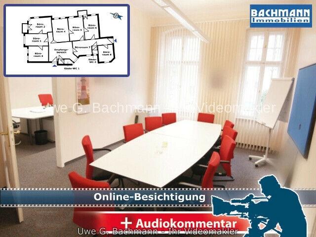 Berlin - Karlshorst: Repräsentative leerstehende Büroetage mit 8 Räumen - UWE G. BACHMANN Karlshorst