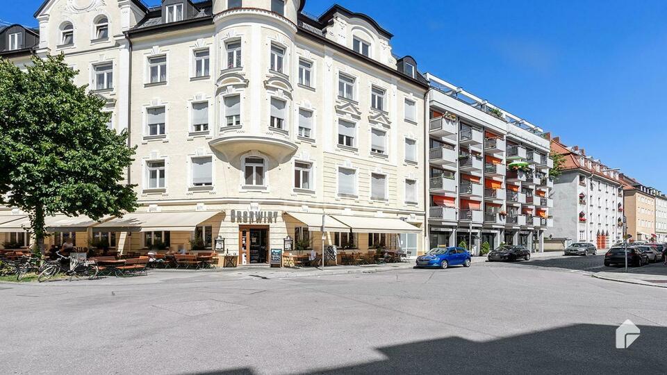 Vermietete 1,5-Zimmer-Wohnung mit Balkon in ruhiger Lage von Neuhausen-Nymphenburg Kirchheim bei München