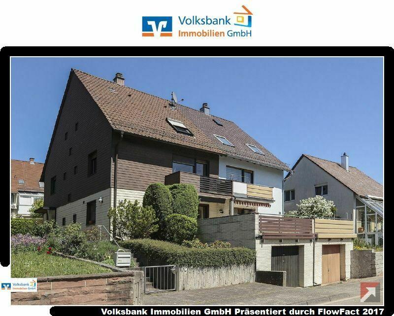 Volksbank Immobilien Ettlingen - Große Doppelhaushälfte mit Garten und Garage in Palmbach Kommunaler Versorgungsverband Baden-Württemberg
