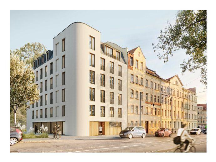 Projektiertes Baugrundstück mit Baugenehmigung MFH mit 11 WE Kreisfreie Stadt Leipzig