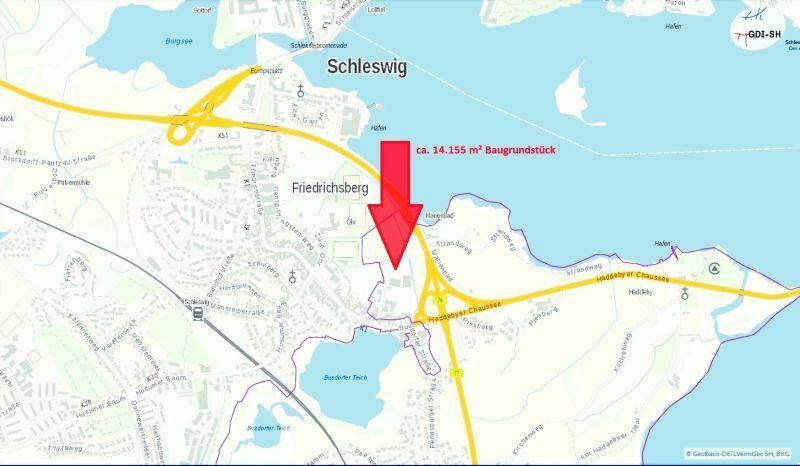 Bei Schleswig: Großes Grundstück mit guter Anbindung und Schleiblick! OTTO STÖBEN! Schleswig-Holstein