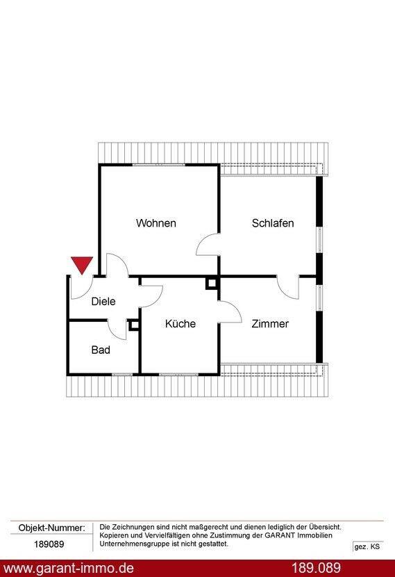 ++ Sofort beziehbare 3 Zimmer-Dachgeschoss-Wohnug mit Garage ++ Baden-Württemberg
