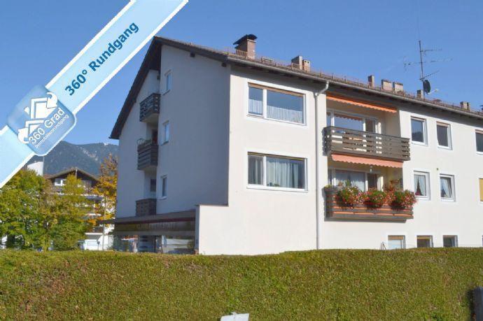 Garmisch: Lichtdurchflutete 2,5-Zimmer-Wohnung mit Zugspitzblick - vermietet Garmisch-Partenkirchen