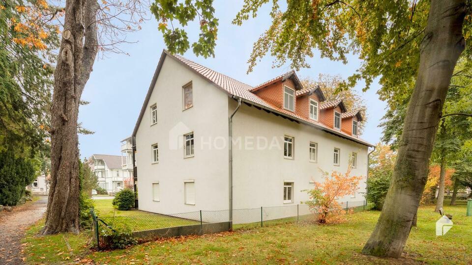 Leerstehende Erdgeschoss-Wohnung mit 3 Zimmern, Balkon und Garagenstellplatz in ruhiger Lage Bad Harzburg
