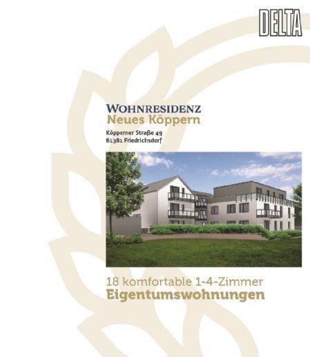 Drei Zimmer Gartenwohnung in der Wohnresidenz "Neues Köppern" Königgrätzer Straße