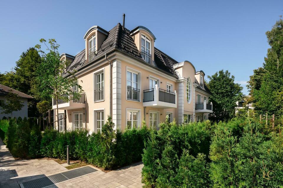 Am Isarhochufer/ Harlaching: Elegante, helle und großzügige Gartenwohnung auf zwei Ebenen Kirchheim bei München