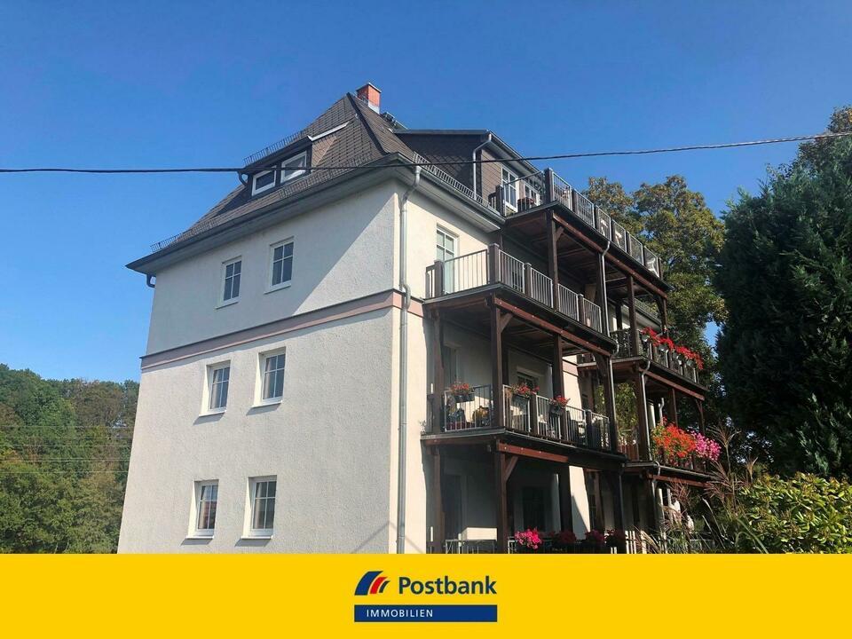 Helle 2-RWE im 2. OG mit großem Balkon in ruhiger Lage, PKW-Stellplatz inklusive Lichtenstein/Sachsen