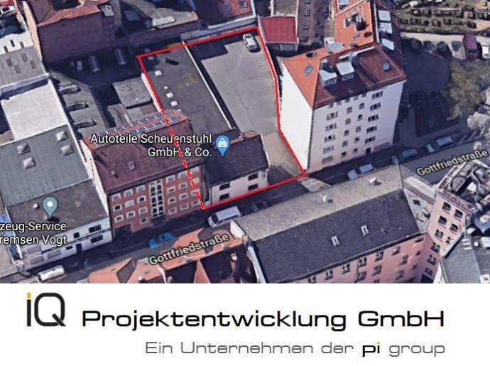 Entwicklungsfähiges Bauträgergrundstück zur wohnwirtschaftlichen Nutzung in Nürnberg/Ludwigsfeld Hafen Nürnberg