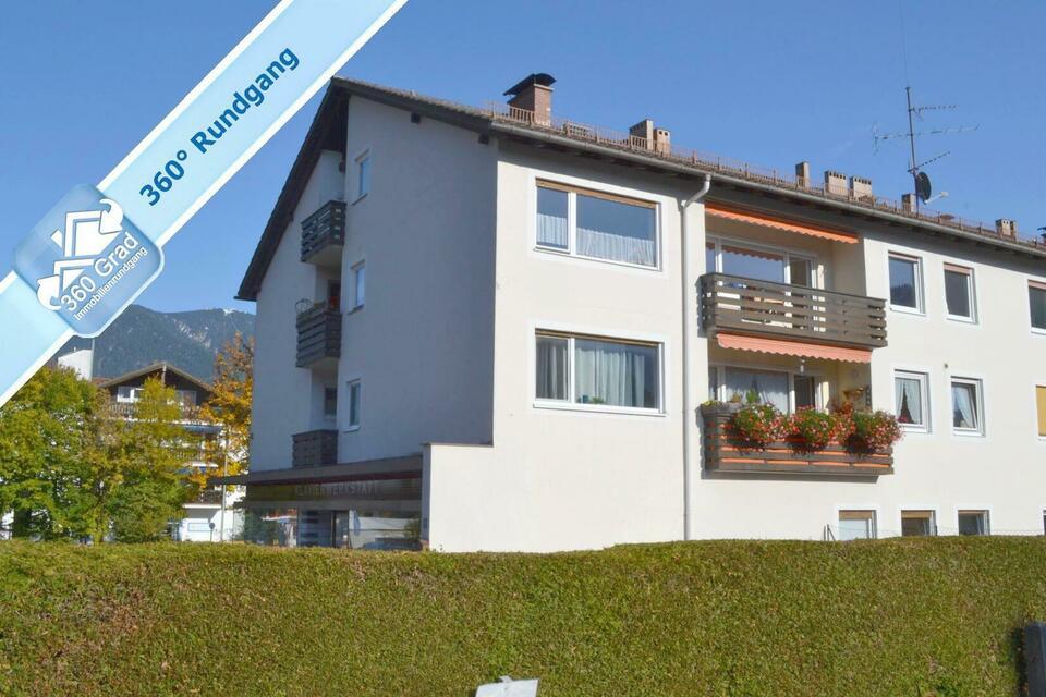 Garmisch: Lichtdurchflutete 2,5-Zimmer-Wohnung mit Zugspitzblick - vermietet Garmisch-Partenkirchen