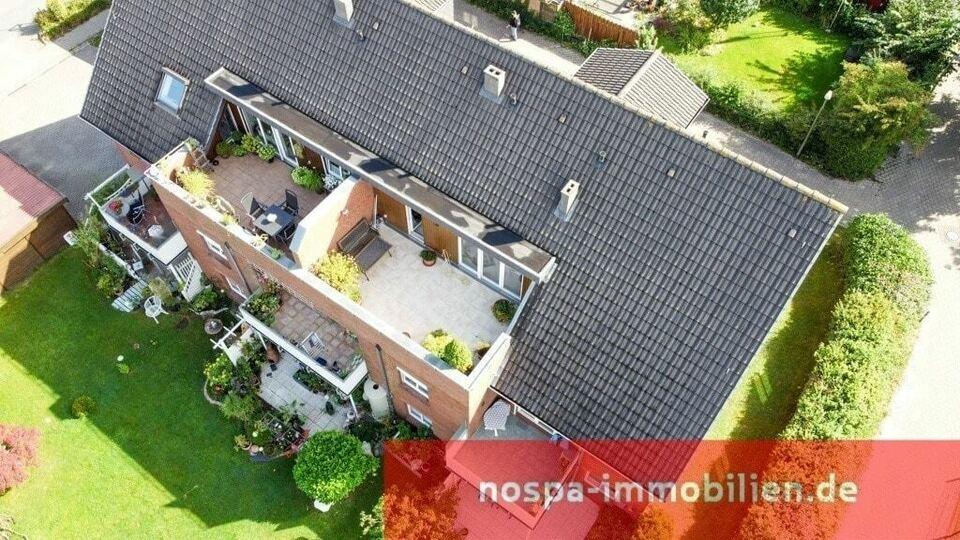 Attraktive Dachgeschosswohnung mit sonniger Dachterrasse in Engelsby! Schleswig