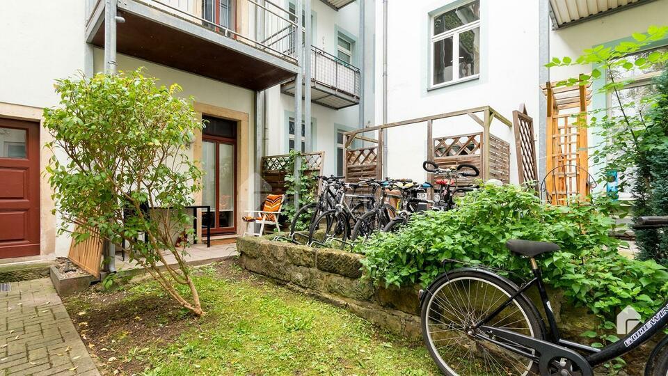 Zentral gelegene 2-Zimmer-Wohnung mit Keller im beliebten Ortsteil Leipziger Vorstadt Äußere Neustadt