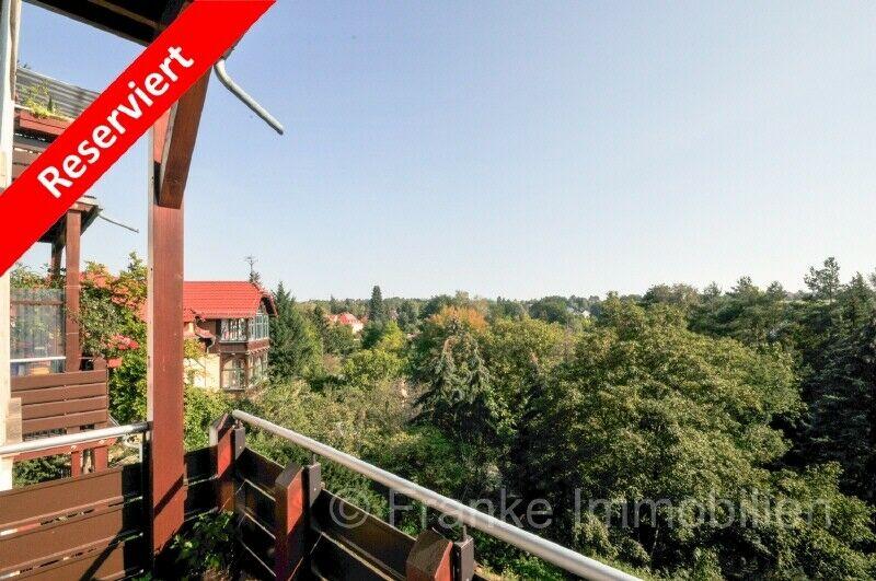 *Reserviert* Bühlau/Weißer Hirsch - 2-Zi.-Whg mit idealem Grundriss u. Südbalkon mit herrlichem Weitblick Dresden