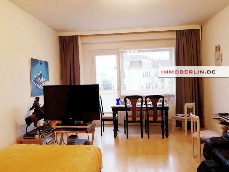 IMMOBERLIN.DE - Angenehm vermietete Wohnung mit Balkon in guter Lage Wilmersdorf