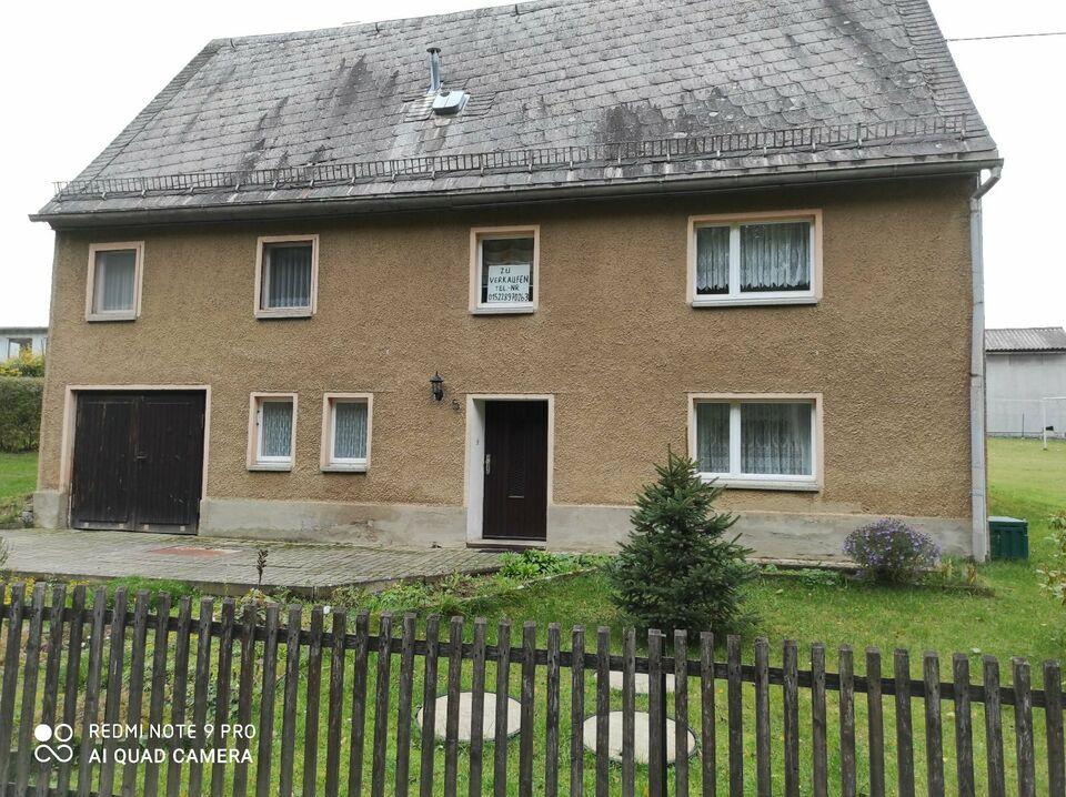 Einfamilienhaus mit großem Grundstück zu verkaufen Lichtenstein/Sachsen