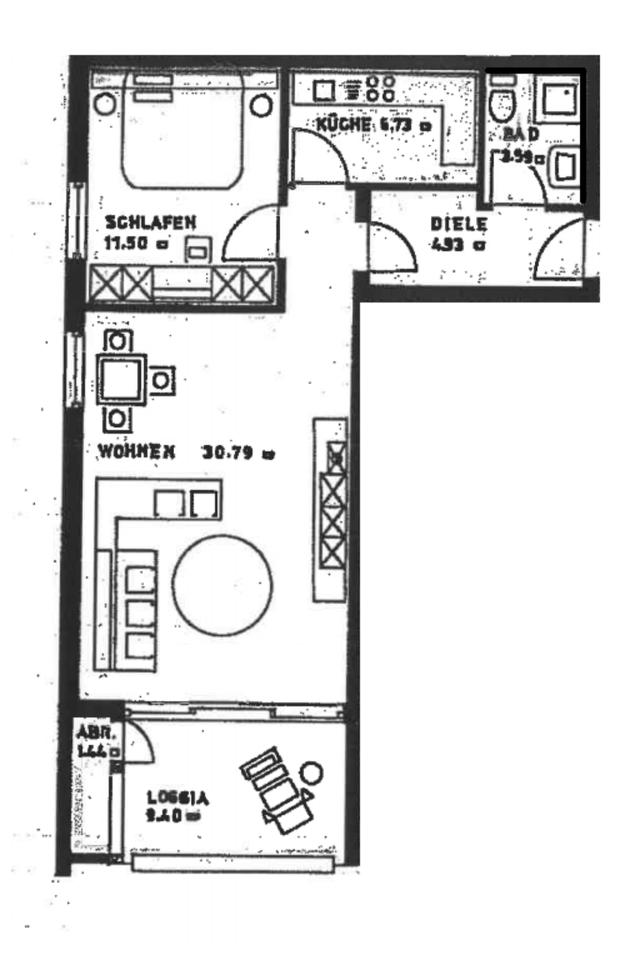 ETW Wohnung in Merzig zu verkaufen - 2 ZKB 60m² Balkon Garage EBK Merzig