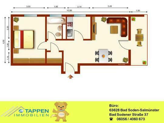 + 2-Zimmer Eigentumswohnung mit Balkon Bad Soden-Salmünster