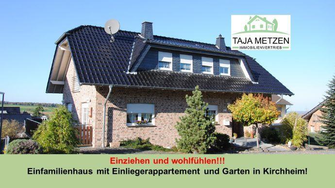 Einziehen und wohlfühlen !!! Einfamilienhaus mit Einliegerappartement und Garten in Kirchheim Kirchheim