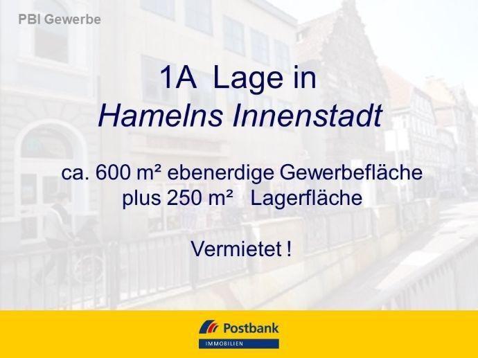 450 m² ebenerdig in der Altstadt / Fußgängerbereich von Hameln / 320 m² Lager/Büro Hameln-Pyrmont