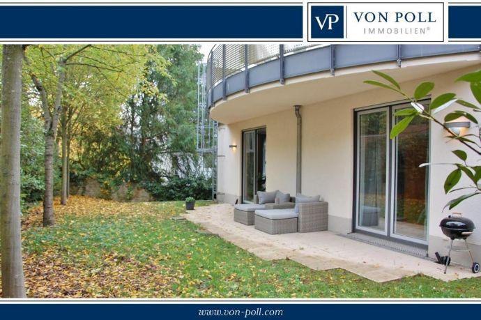 Elegante, barrierefreie 3-Zimmer-Gartenwohnung in absoluter Bestlage Nerotal - fußläufig zur Stadt Wiesbaden