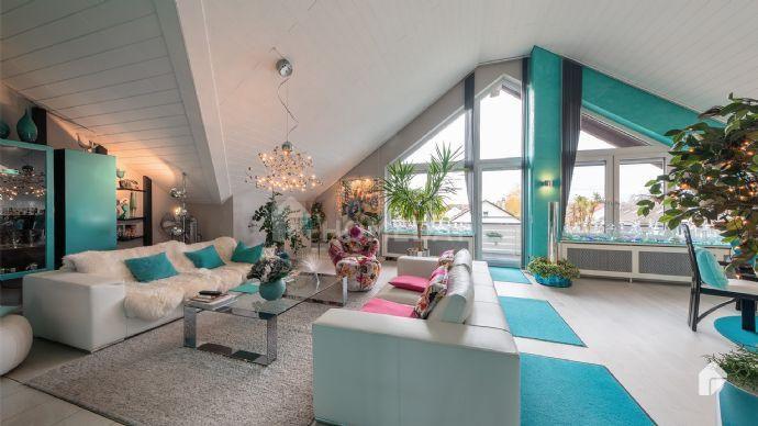 Hochwertig ausgestattete Dachgeschosswohnung mit 4 Zimmern und luxuriöser EBK in ruhiger Lage Bad Wörishofen