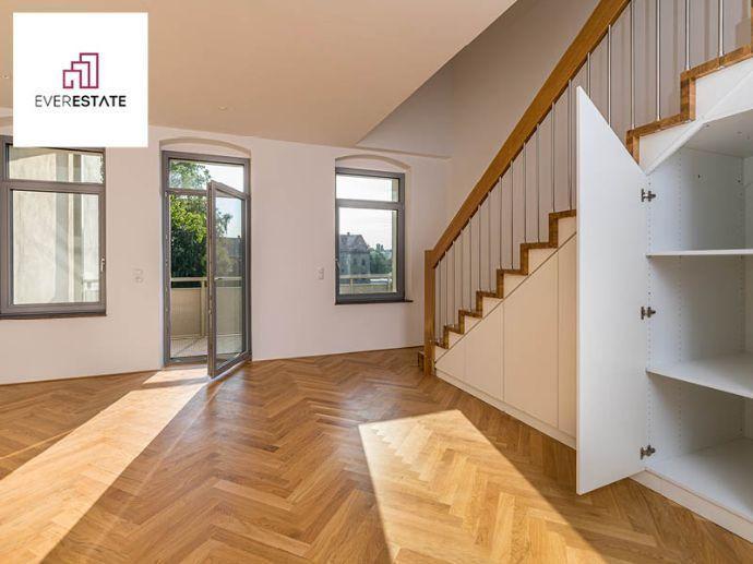 Vermietet: Luxuriöse Maisonette-Wohnung mit großem Ost-Balkon Kreisfreie Stadt Chemnitz