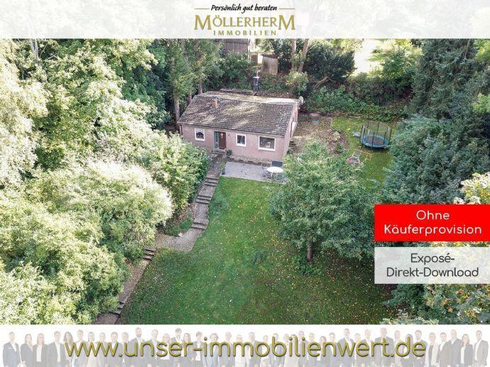 Naturliebhaber aufgepasst! 3-Zimmer-Bungalow am Ruschdahlmoor in Lesum mit großem Garten Lesum