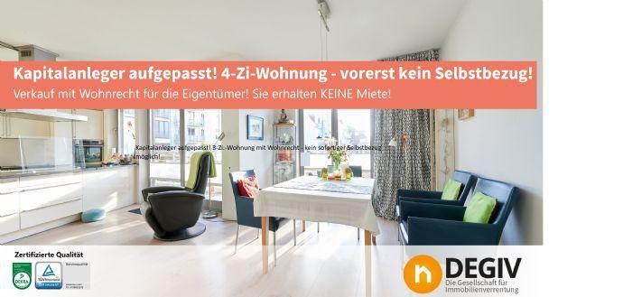 Kapitalanleger aufgepasst! 4-Zi.-Wohnung mit Wohnrecht - kein sofortiger Selbstbezug möglich! Bremen