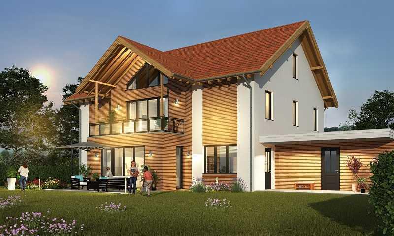 Villa Neubau für besondere Ansprüche in Massivholzbauweise Kreis Warendorf