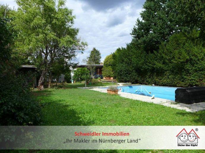 Wohnen auf einer Ebene! Bungalow auf großem Erbpacht-Gartengrundstück in toller Lage von Oberasbach Kreisfreie Stadt Darmstadt