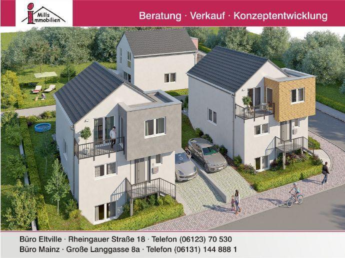 "Wohnen Am Abtswald": Moderne Häuser in gewachsener 1-A-Wohnlage - Rohbau fertig gestellt Kreisfreie Stadt Offenbach am Main