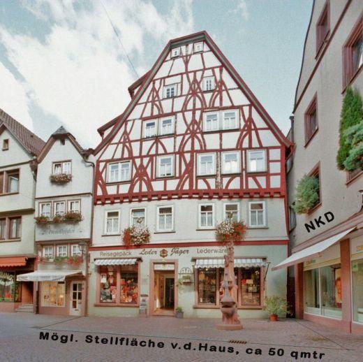 Historisches Geschäftshaus in der Innenstadt von Wertheim Kreisfreie Stadt Darmstadt