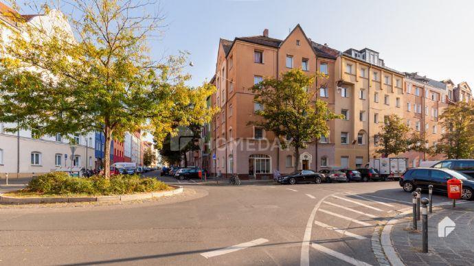 Zentral gelegene 3-Zimmer-Wohnung mit Keller zentral in Hummelstein Hafen Nürnberg