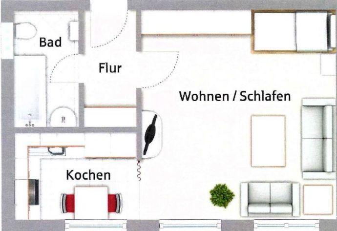 1-Zimmer-Eigentumswohnung in Ammerndorf Kreisfreie Stadt Darmstadt