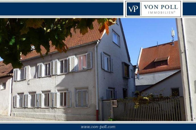 Ihr Traum in der Altstadt: 1- bis 2-Familienhaus mit Hoffläche in Nördlingen Nördlingen