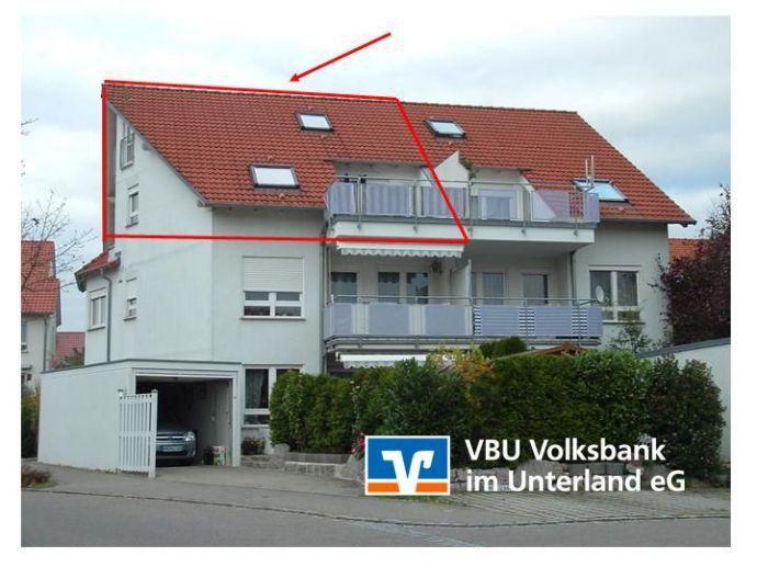 VBU Immobilien, Hochwertige und gemütliche Dachwohnung Lauffen am Neckar