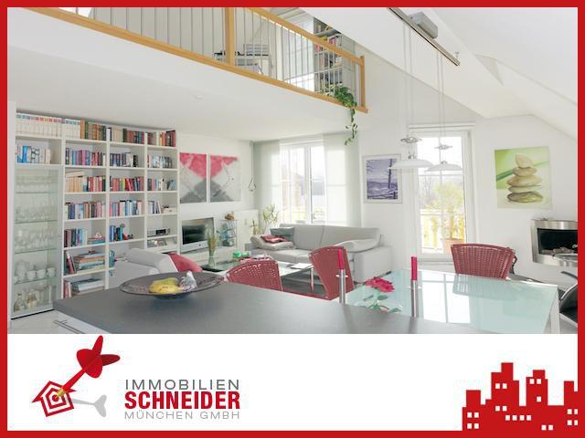 IMMOBILIEN SCHNEIDER - Traumhaft schöne 2 Zimmer Galerie Wohnung mit Süd-Balkon und EBK Kirchheim bei München