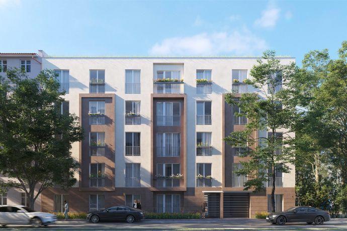 Rohbau fertiggestellt: 4 Zimmer-Wohnung mit Balkon im Komponistenviertel Zepernicker Straße