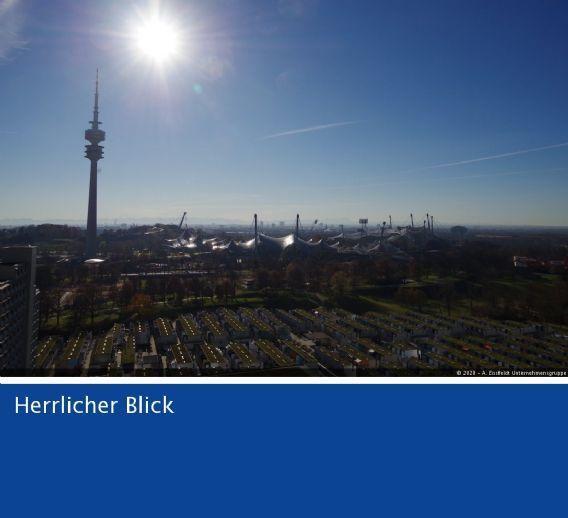 Olympiadorf - Traumhafter Blick vom 16. Stock Kirchheim bei München