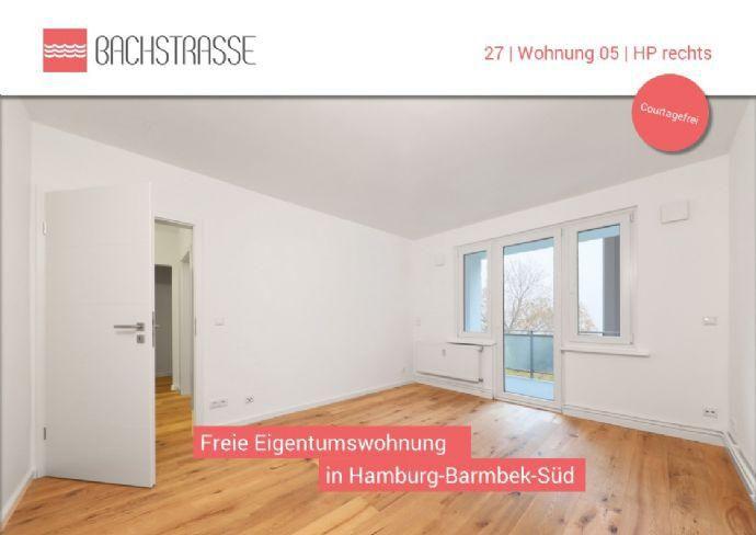 Freie Eigentumswohnung im Komponistenviertel - mit Balkon ins Grüne // WE05 Hamburg