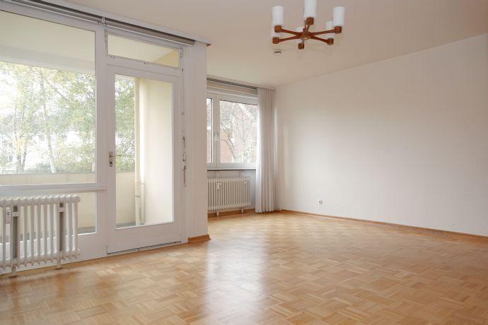 Für Singles oder zum Vermieten: Gepflegte & helle 1-Zimmer-Wohnung mit Balkon in guter Lage Celle