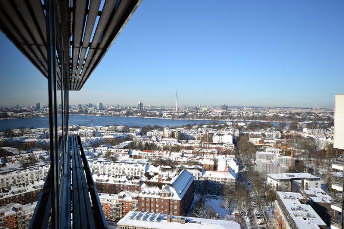 "Manhatten-Feeling": Cityapartment mit Blick über die Dächer der Stadt Hamburg