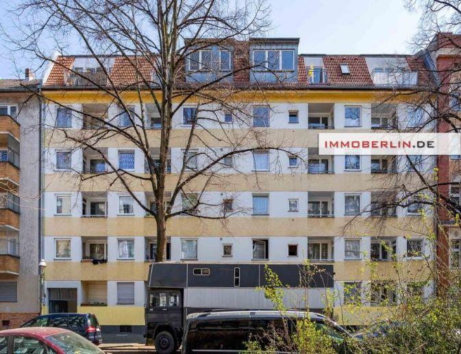 IMMOBERLIN.DE - Große stilvolle Wohnung mit Westloggia & Lift beim Görlitzer Park Berlin