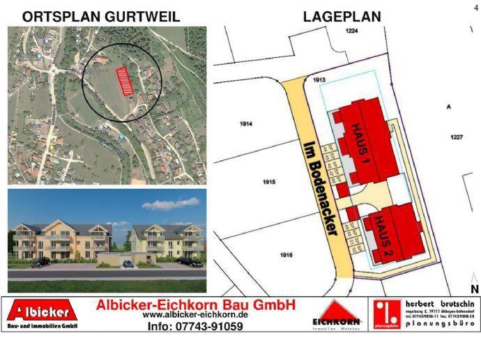 Neubau 9 Fam. Haus (3 Zimmerwohnung) DG mit Lift Waldshut-Tiengen