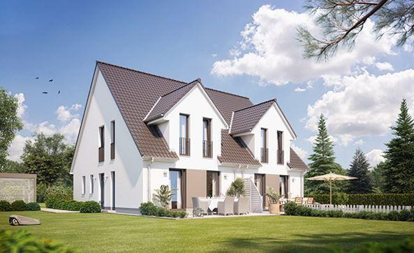 Ihr Traumdomizil mit Weitblick! KFW 55 Doppelhaushälfte mit 116 m² zzgl. 20 m² ausbaufähigem Dachstudio auf einem 620 m² Grundstück in Tangstedt Kreisfreie Stadt Darmstadt