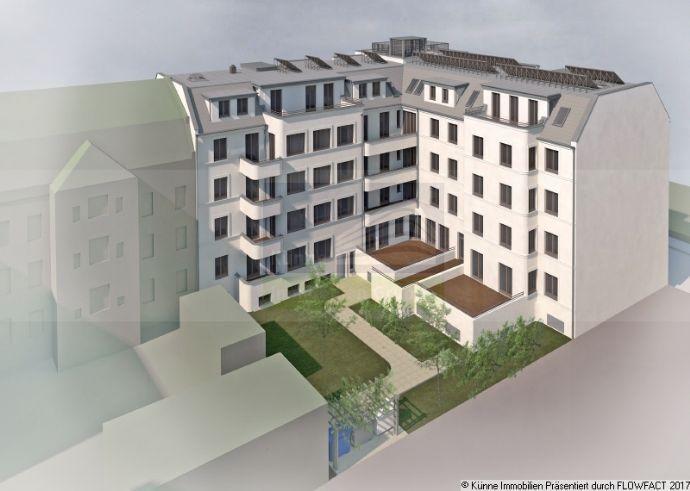 Baugrundstück mit Baugenehmigung in Kiezlage mit ca. 2.158 m² vermietbarer Fläche Kreisfreie Stadt Leipzig