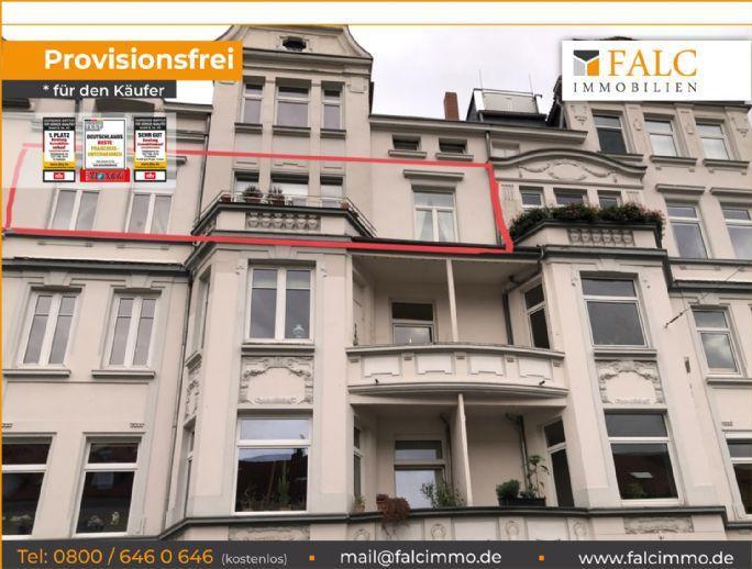 Für Anleger und ohne Käuferprovision: Stilvolle 4-Zimmer-Altbau ETW (vermietet) Region Hannover