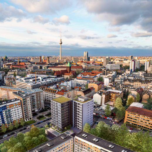 Mitte: Köpenicker Str.: ERSTBEZUG: LUXUS 1,5-Zi-NEUBAU-Whg - 3. OG - 36m² - Balkon - EBK per Q1 2021 Berlin