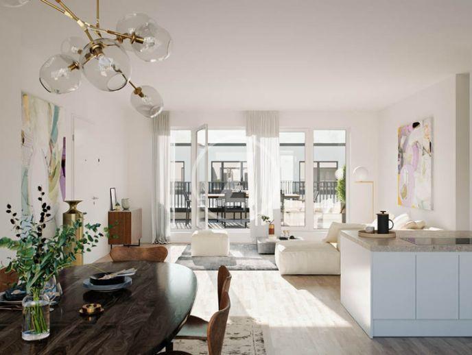 Schöne 3-Zimmer-Wohnung mit West-Balkon in trendiger Berliner-City Lage! Lübars